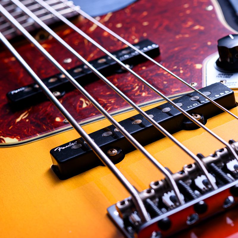 Fender Custom Shop Custom Built Custom Classic Jazz Bass V Journeyman Relic - 3 Color Sunburst