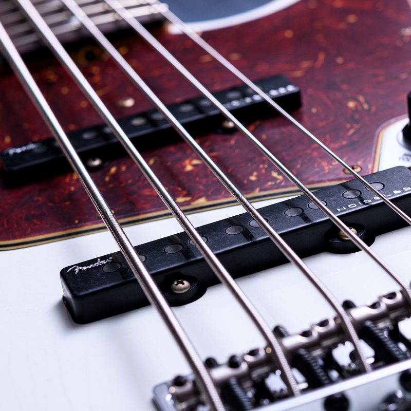 Fender Custom Shop Custom Built Custom Classic Jazz Bass V Journeyman Relic - Olympic White