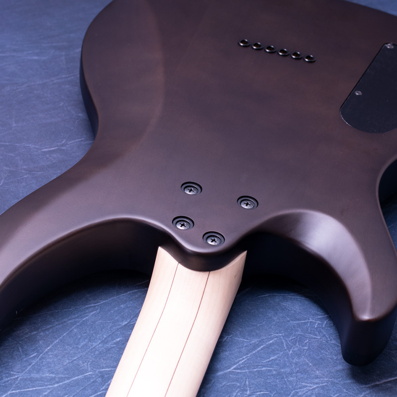 FUJIGEN KJMY-AL-E Natural Black Sunburst Flat Fishman Custom