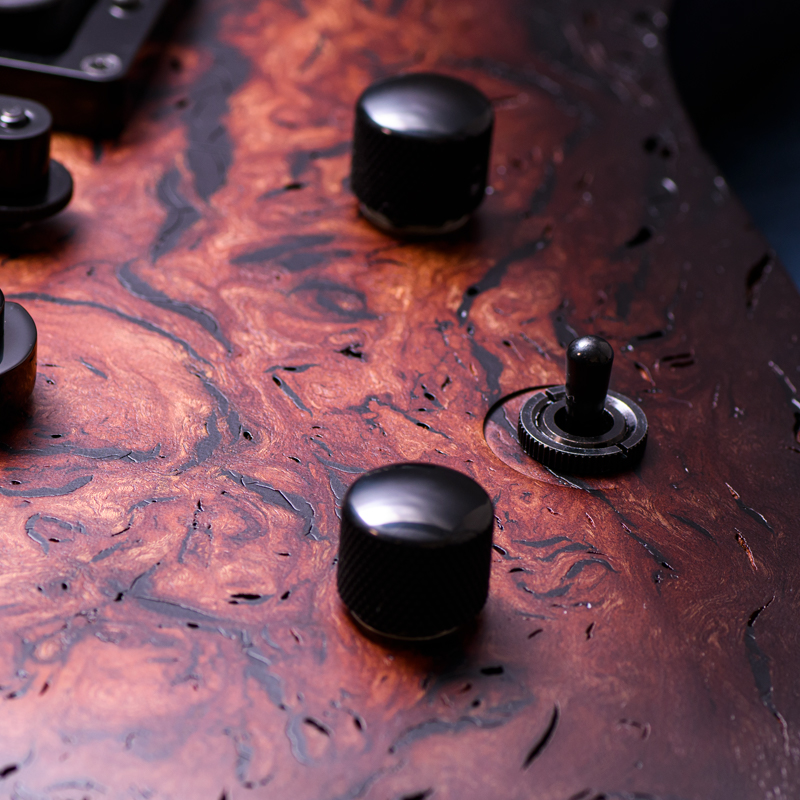 FUJIGEN KJMY-ASH-E Natural Black Sunburst Flat