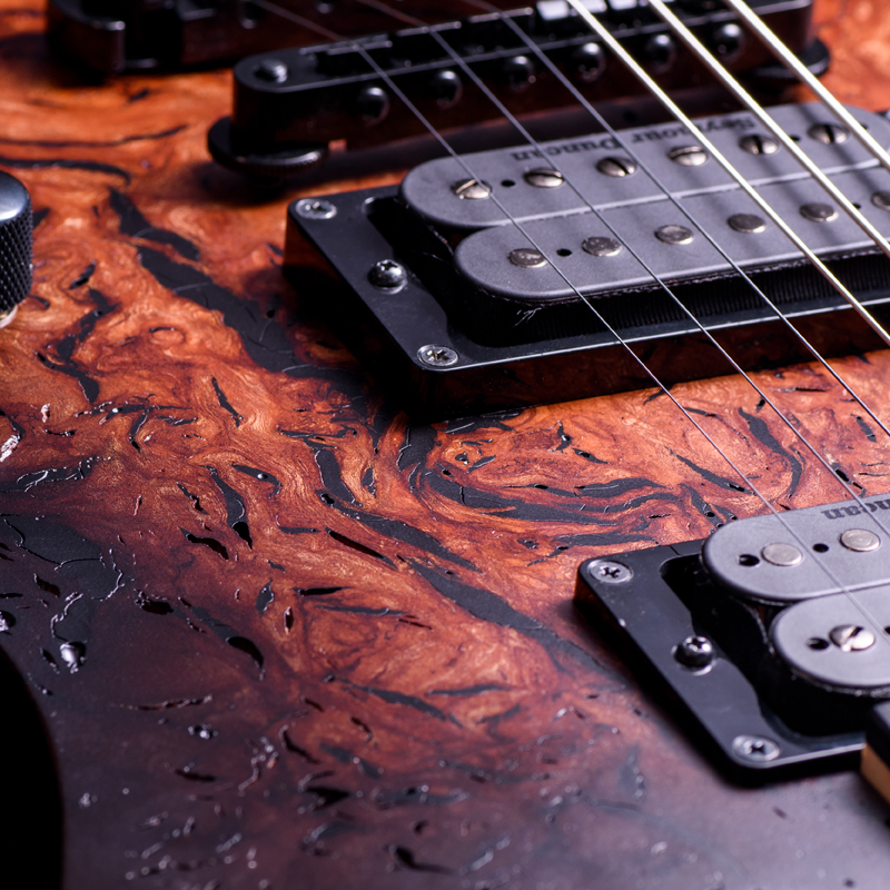 FUJIGEN KJMY-ASH-E Natural Black Sunburst Flat