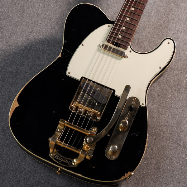 Iconic Guitars Vintage Modern 67T Double Binding Medium Aged Bigsby ~Black~