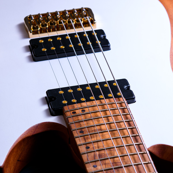 Hinnant Guitars Impulse 7 White Satin