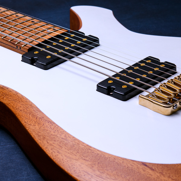 Hinnant Guitars Impulse 7 White Satin