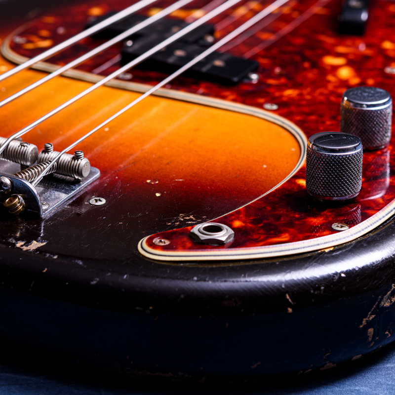 Fender Precision Bass 1961 "Slab Board" Sunburst